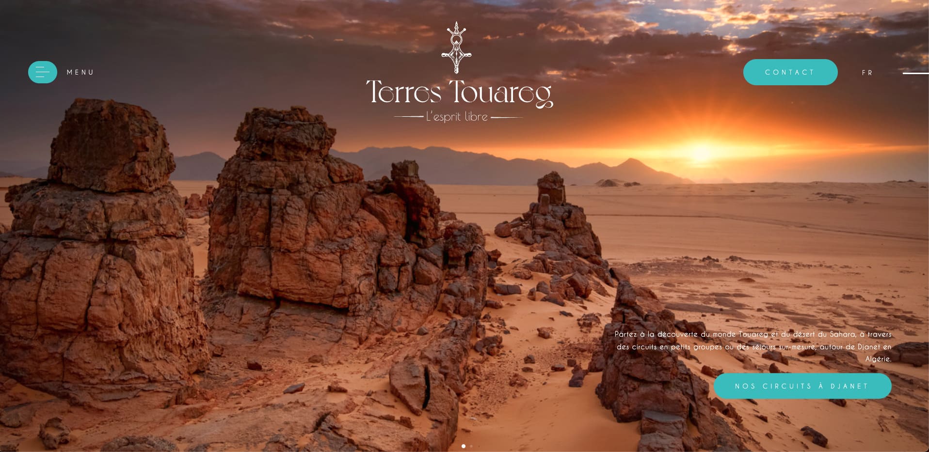 Terres Touareg - Site WordPress multilingue