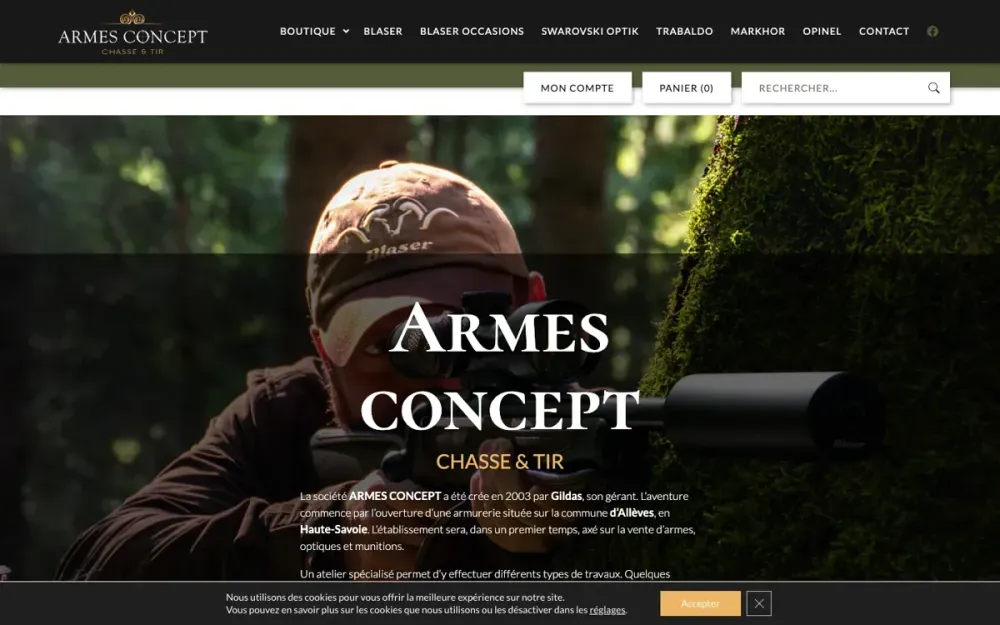 Armes Concept — chasse et tir