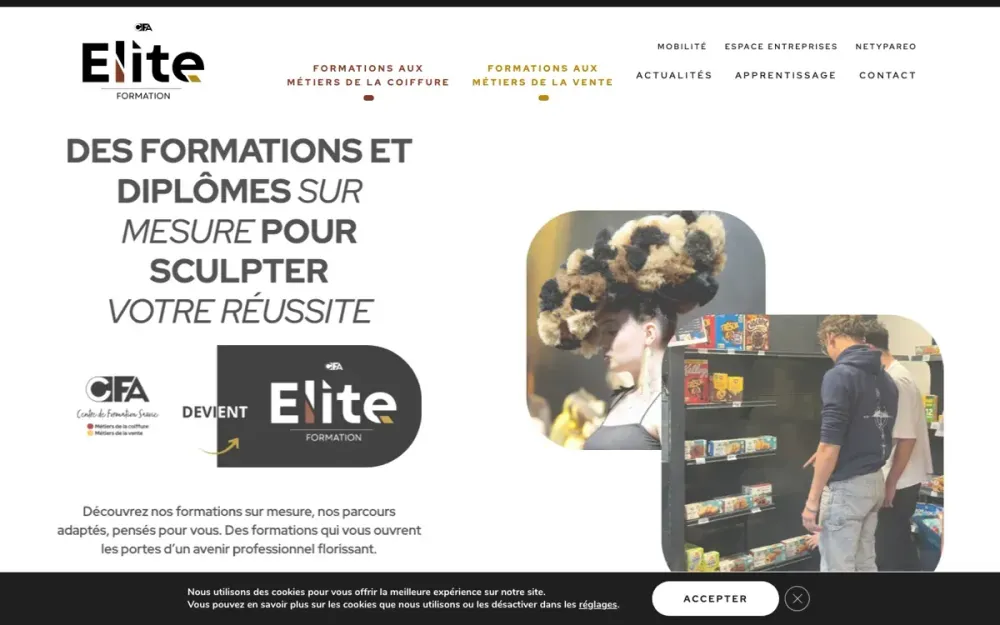 Elite Formation — CFA coiffure et vente