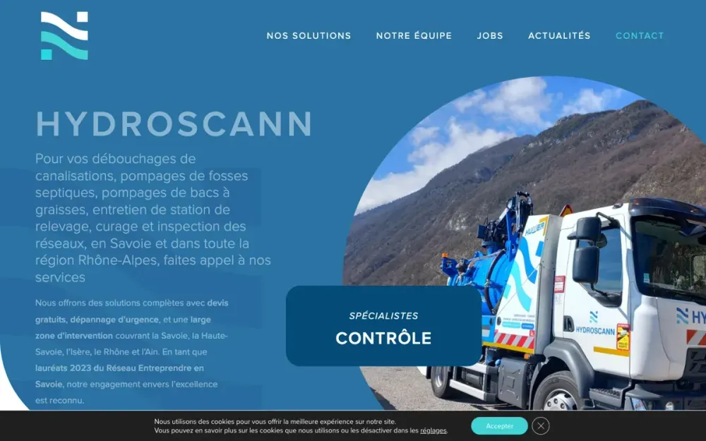 Hydroscann — assainissement