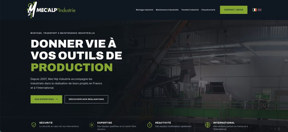 MECALP - site internet