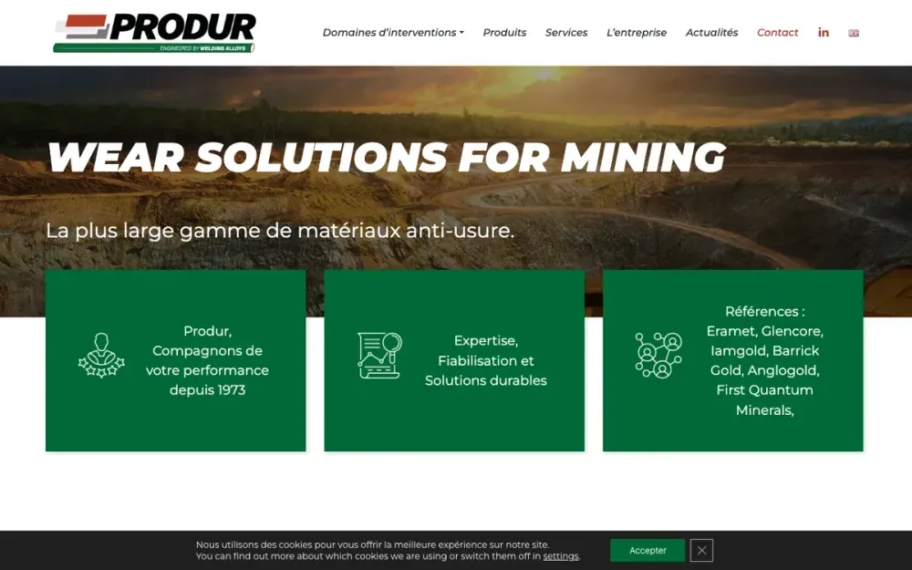 Produr Mining — solutions anti-usure