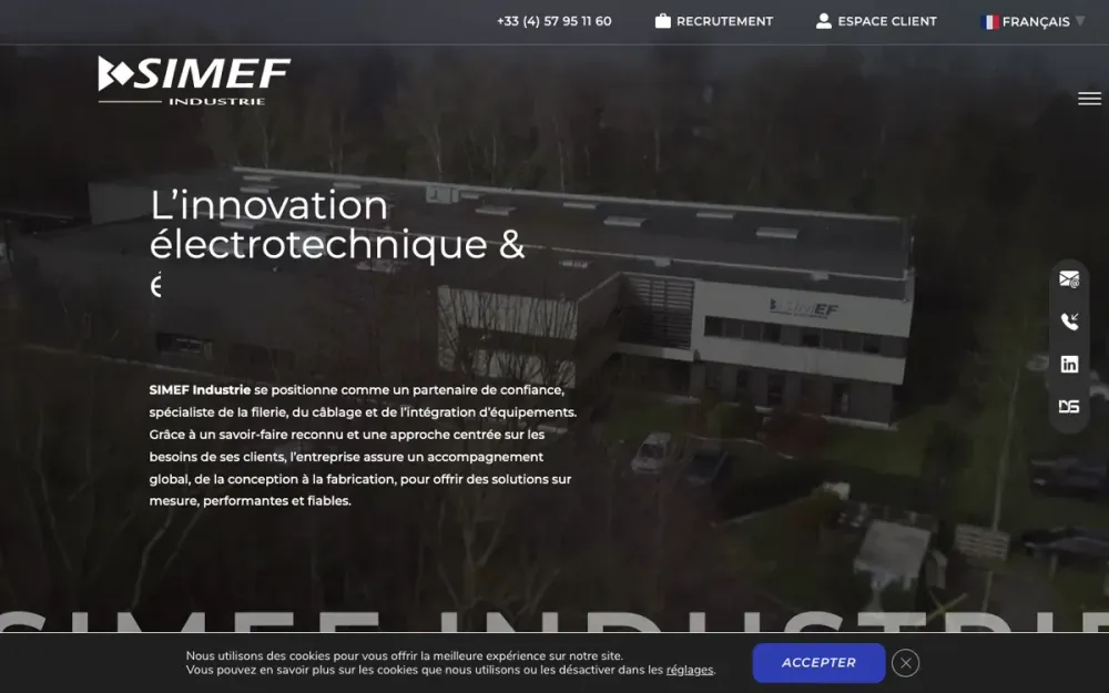SIMEF Industrie — électrotechnique